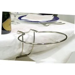 Подставка для ведра для шампанского настольная сталь нерж. D=196,H=160,L=50мм металлич., изображение 3