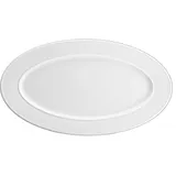 Блюдо «Экселенси» овальное фарфор ,H=25,L=420,B=236мм белый