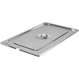 Крышка для гастроемкости GN 1/1 с вырезом для ложки сталь нерж. ,H=3,L=54,B=34см металлич.