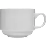 Чашка чайная «Монако» фарфор 213мл D=75,H=70мм белый, Объем по данным поставщика (мл): 213