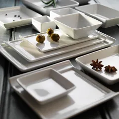 Блюдо «Вейрик» прямоугольное фарфор ,L=20,B=10см белый, изображение 3