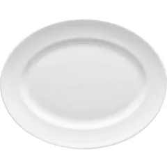 Dish “Monaco” oval  porcelain ,H=9,L=200,B=150mm white