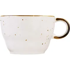 Tea cup “Pastoral”  porcelain  190ml  D=85, H=55mm  orange.