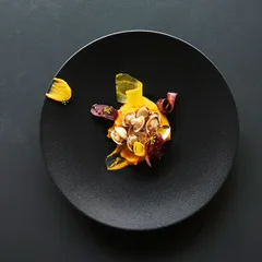 Тарелка «Экинокс» мелкая керамика D=24,H=3см черный, изображение 4