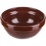 Салатник «Шоколад» фарфор 300мл D=130,H=55мм тем.корич.