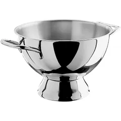 Mixing bowl with handles, on a stand  stainless steel  4 l  D=24, H=14cm