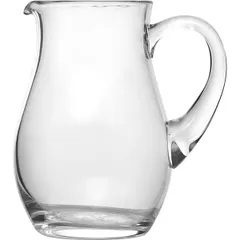 Jug glass 0.5l D=65,H=130,B=105mm clear.