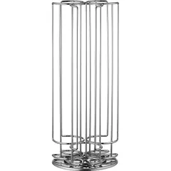 Диспенсер для капсул поворотный, 45 капсул сталь нерж. ,H=30,L=12,5см металлич., изображение 2