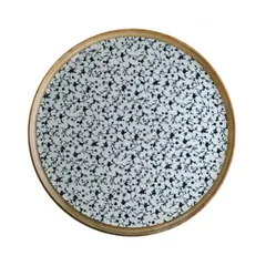 Блюдо для пиццы «Калиф» фарфор D=32см белый,синий