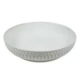 Тарелка глубокая «Ритм» керамика 1,23л D=225,H=60мм серый