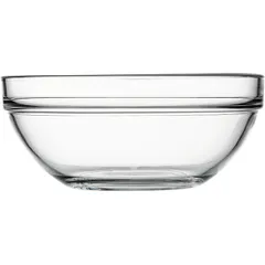 Salad bowl “Chefs” glass 1.73l D=200,H=85mm clear.