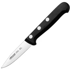 Нож для чистки овощей и фруктов «Универсал» сталь нерж. ,L=190/75мм черный,металлич.