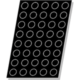 Форма кондитерская «Маффин»[24шт] силикон,стеклопласт. D=73,H=40мм