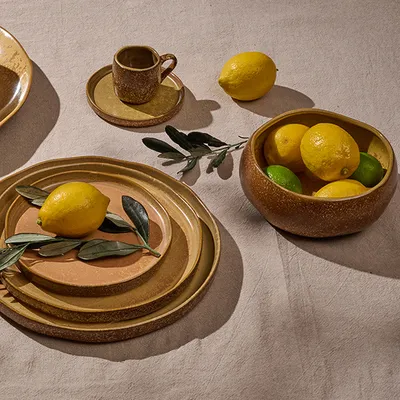 Салатник «Эггшелл Нейчер» фарфор 0,85л D=17,H=7см коричнев., изображение 4