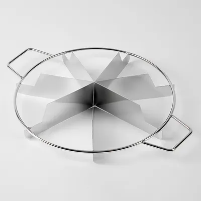 Делитель для торта на 7 кусков сталь нерж. D=25,5,L=34см металлич., изображение 2