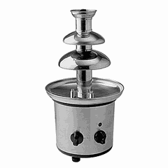 Фонтан шоколадный «Мартеллато» сталь D=21,4,H=39,3см металлич.,черный