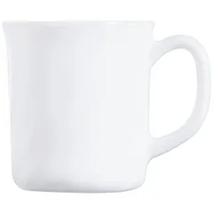 Mug “Trianon” glass 290ml D=8,H=9,L=11cm white