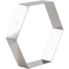 Baking dish “Hexagon” stainless steel ,H=45,B=180mm