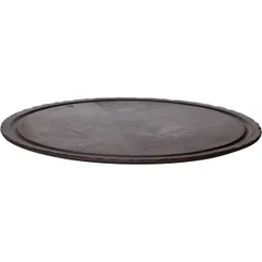 Блюдо для подачи «Базальт» фарфор D=30,H=1см черный, изображение 2