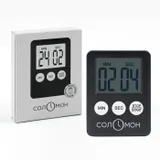 Таймер электронный «Соломон» на магните  ,H=7,L=53,B=70мм черный