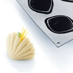 Форма для выпечки «Калипсо» [6 ячеек] силикон ,L=29,7,B=17,6см черный, изображение 2