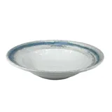 Тарелка глубокая «Ривус» фарфор 400мл D=240,H=52мм белый,синий