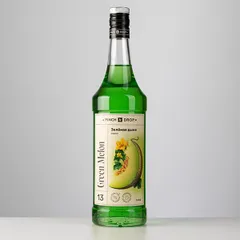 Сироп «Зеленая Дыня» Pinch&Drop стекло 1л D=85,H=330мм зелен., изображение 2