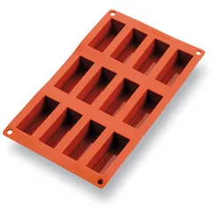 Форма кондитерская «Прямоугольник»[12шт] силикон ,H=30,L=325/75,B=176мм