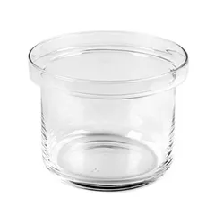 Jar for bulk products without lid  glass  3 l  D=21.8, H=16.5 cm  clear.