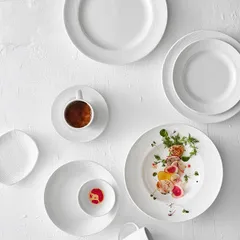 Тарелка «Спайро» мелкая фарфор D=250,H=25мм белый, изображение 4