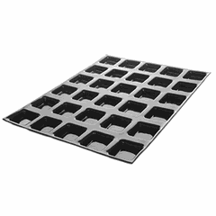 Confectionery mold “Square” on a sheet (60 pcs.)  silicone, fiberglass , H=12, L=450, B=450mm