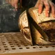 Нож кондитерский сталь нерж.,пластик ,L=31см черный,металлич., изображение 3