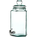 Диспенсер для холодных напитков граненая стекло 6л D=15,H=40,L=17,5,B=17,5см прозр.