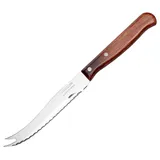 Нож барный «Латина» сталь нерж.,полипроп. ,L=200/110,B=15мм серебрист.,коричнев.