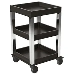 Serving trolley for drinks 3 tiers  mdf , H=94, L=50, B=50 cm  wenge