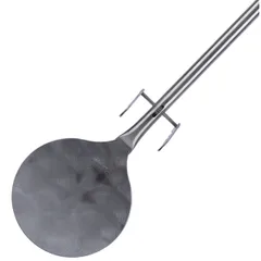 Лопата поворот. для пиццы сталь нерж.,абс-пластик D=20,L=126см металлич.,черный, изображение 2