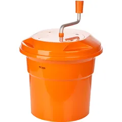 Centrifuge for drying greens  plastic  12 l  D=33, H=34 cm  orange.