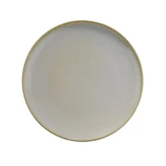 Тарелка с бортом «Crouton Black Sand» фарфор D=20см черный,песочн.