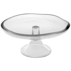 Cake stand “Barena” glass D=35,H=13cm clear.