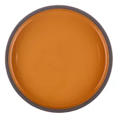 Тарелка «Блисс» с бортом фарфор D=190,H=29мм оранжев., Цвет: Оранжевый, Диаметр (мм): 190