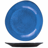 Тарелка «Млечный путь голубой» фарфор ,H=3,L=32,B=29см голуб.,черный