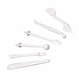 Набор ножей для марципана[6шт] пластик ,H=20,L=95,B=65мм белый