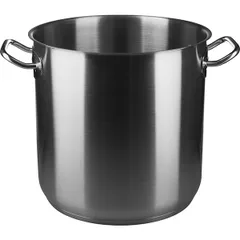 Pan-cauldron without lid  stainless steel  21 l  D=30, H=30cm  metal.