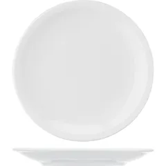 Тарелка «Катя» мелкая фарфор D=21см белый