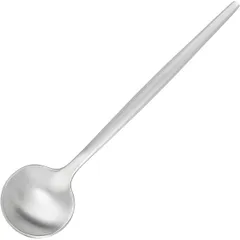 Tea spoon “Steel Silver Matt”  stainless steel , L=13, B=3cm  silver.