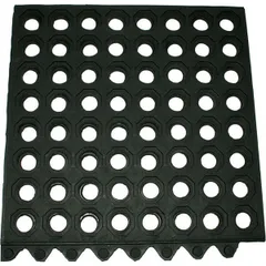 Коврик напольный резина ,H=12,L=915,B=915мм черный
