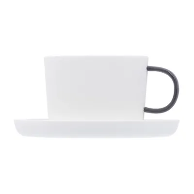 Блюдце «Вейв» фарфор D=100/55мм белый, Цвет: Белый, Диаметр (мм): 100, Диаметр второй (мм): 55, изображение 2