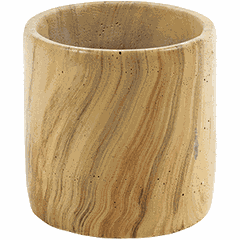 Ваза для цветов керамика D=11,H=11см древесн.