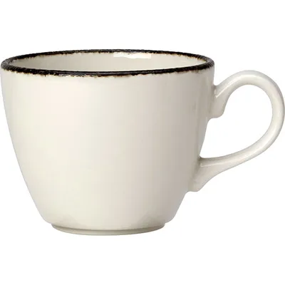 Чашка чайная «Чакоул Дэппл» фарфор 170мл D=83мм белый,черный, Объем по данным поставщика (мл): 170