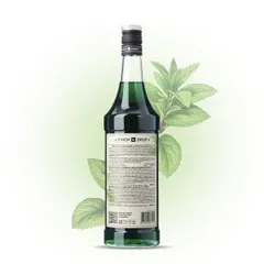 Сироп «Зеленая Мята» Pinch&Drop стекло 1л D=85,H=330мм, изображение 4